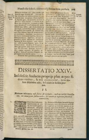 603-624, Dissertatio XXIV.