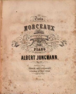 Trois morceaux pour piano : op. 140, 2. Rêverie