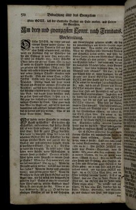 Am drey und zwanzigsten Sonnt. nach Trinitatis. - Am sieben und zwanzigsten Sonnt. nach Trinitatis.