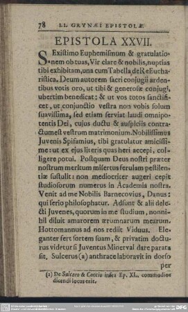 Epistola XXVII