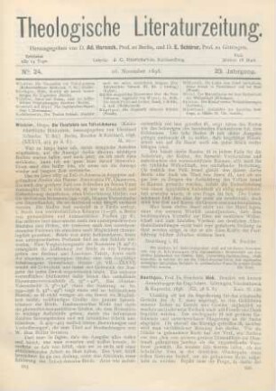 626-627 [Rezension] Baethgen, Friedrich, Hiob