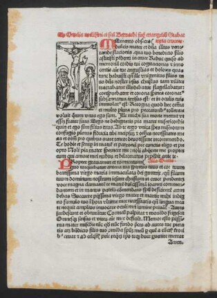 Ex Omelia ... et sancti Bernardi super evangelium Stabat iuxta crucem.