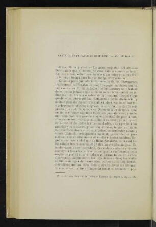 Carta de fray Pablo de Rebullida. - Año de 1698 (1).