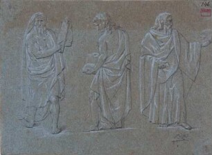 Drei Gewandfiguren