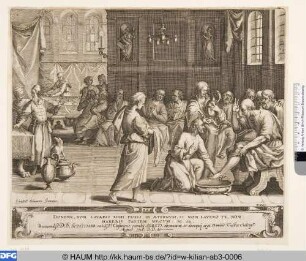 [Fusswaschung; Washing of the feet]