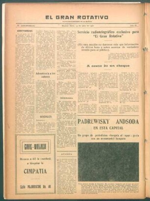 El gran rotativo : Diario independiente de la mañana. - Nº9000000000027