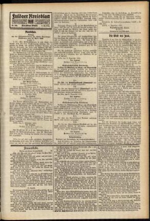 Zweite Ausgabe vom Donnerstag, den 09. Dezember 1915.