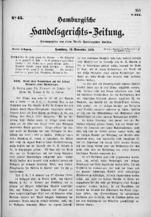 No. 45. 19. November 1870