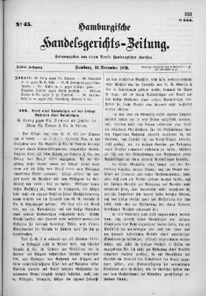 No. 45. 19. November 1870