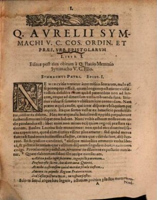 Epistolarum nova editio
