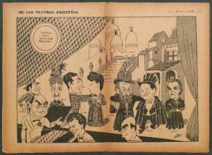 De los teatros Porteños [Dibujos] : Apuntes de Villanueva