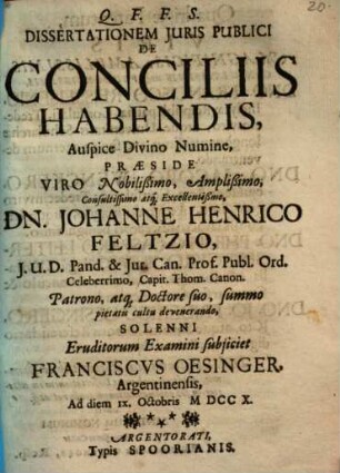 Diss. iuris publ. de conciliis habendis