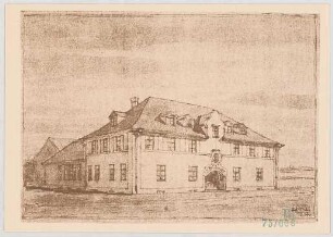 Fischer, Theodor; Nördlingen; Landwirtschaftsschule - Perspektive