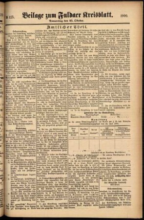 Zweite Ausgabe vom Donnerstag, den 25. Oktober 1900.