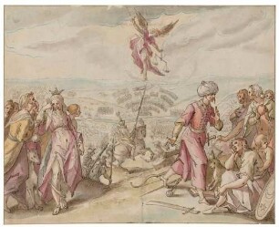 Die Schlacht von Mezökeresztes (Allegorie auf die Türkenkriege)