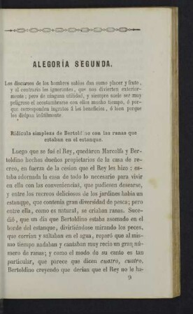 Alegoría segunda.