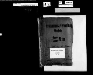 Schulden des Kreises Meschede Bd.7