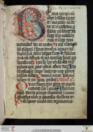 Psalterium cum ordinario officii monastici