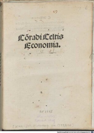 Oeconomia