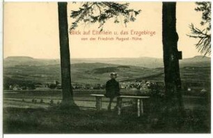Elterlein. Blick auf Elterlein von der Friedrich-August-Höhe