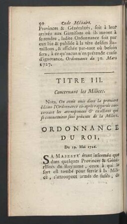 Titre III.