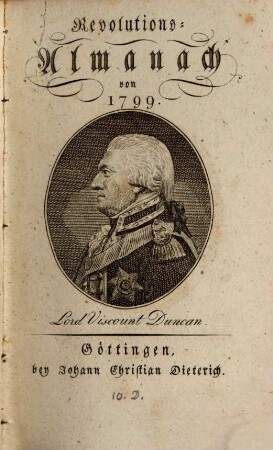 Revolutions-Almanach, 1799