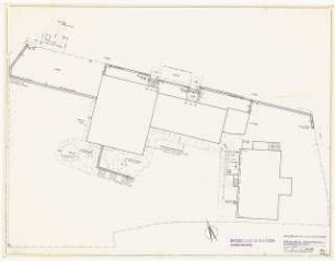 Gemeindehaus Berlin-Britz: Grundstücksplan 1:100