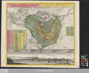 Erfordiae primariae Thvringiae Vrbis novissima Ichnographia