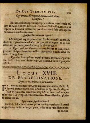 Locus XVIII.