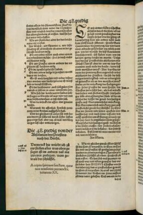86v-96r, Die 48. predig von der Absolution des Priesters nach der Beicht - Die 51. Predig ...