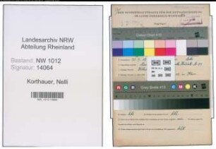 Entnazifizierung Nelli Korthauer , geb. 30.09.1918 ()