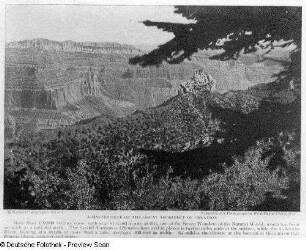 Arizona, Grand Canyon, Geomorphologie, Canyon, Rocky Mountains, Grand Canyon, Colorado, aus: Geogr. Magazin USA