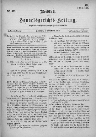 No. 49. 5. Dezember 1873
