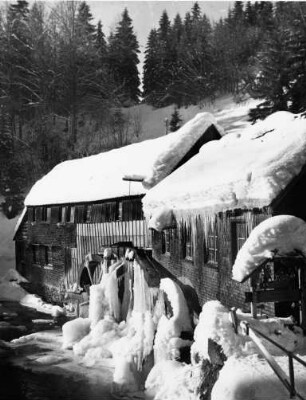 Hexenlochmühle im Winter