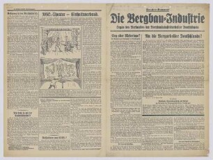 "An die Bergarbeiter Deutschlands!"