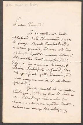 Brief an Friedrich Spitta : 18.12.1894