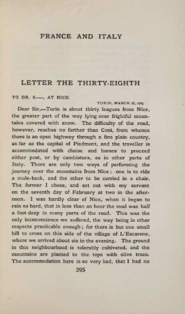 Letter the thirthy-eighth