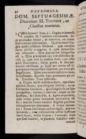 96-105, Hebdomada Septuagesimae