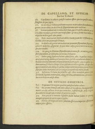 De Capellano, Et Officio Scribae Tribuni.