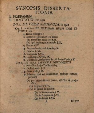 Solum virtutis cultorem ad veram sapientiam esse idoneum