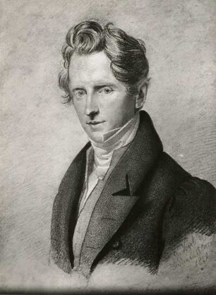 Porträt Hermann Freiherr von Friesen : Porträt Hermann Freiherr von Friesen. Kreidezeichnung (vor 1868; C. C. Vogel von Vogelstein). Dresden: Ausstellung "Große Männer Sachsens". 13. Mai bis 3. September 1939, Sächsischer Kunstverein Dresden