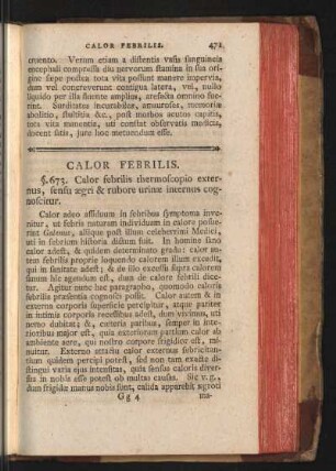Calor Febrilis