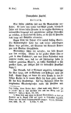 Neunzehntes Kapitel. Heirath
