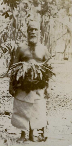 "Man in dance jewellery, Nauru"