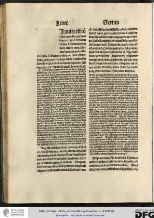 [S]i autem est continuum et quod tangitur et consequenter sicut difinitum est prius...