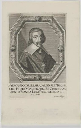 Bildnis von Armando de Plessis, Kardinal de Richelieu