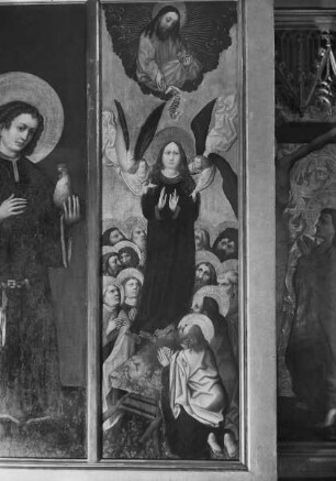 Tucheraltar — Linker Flügel — Himmelfahrt Mariä