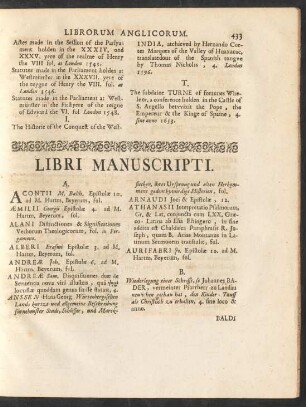 Libri Manuscripti