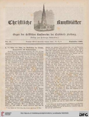 Nr. 21 (September 1863)