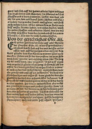 Von der gerechtigkeit Osee. iiii.